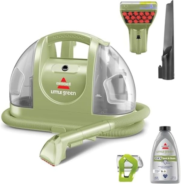 BISSELL Little Green Multi-Purpose Portable Carpet and Upholstery Cleaner, Car and Auto Detailer, with Exclusive Specialty Tools, Green, 1400B - Image 6